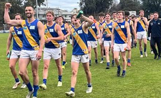 PRELIMINARY FINAL - Sunday 13th Sept 2016